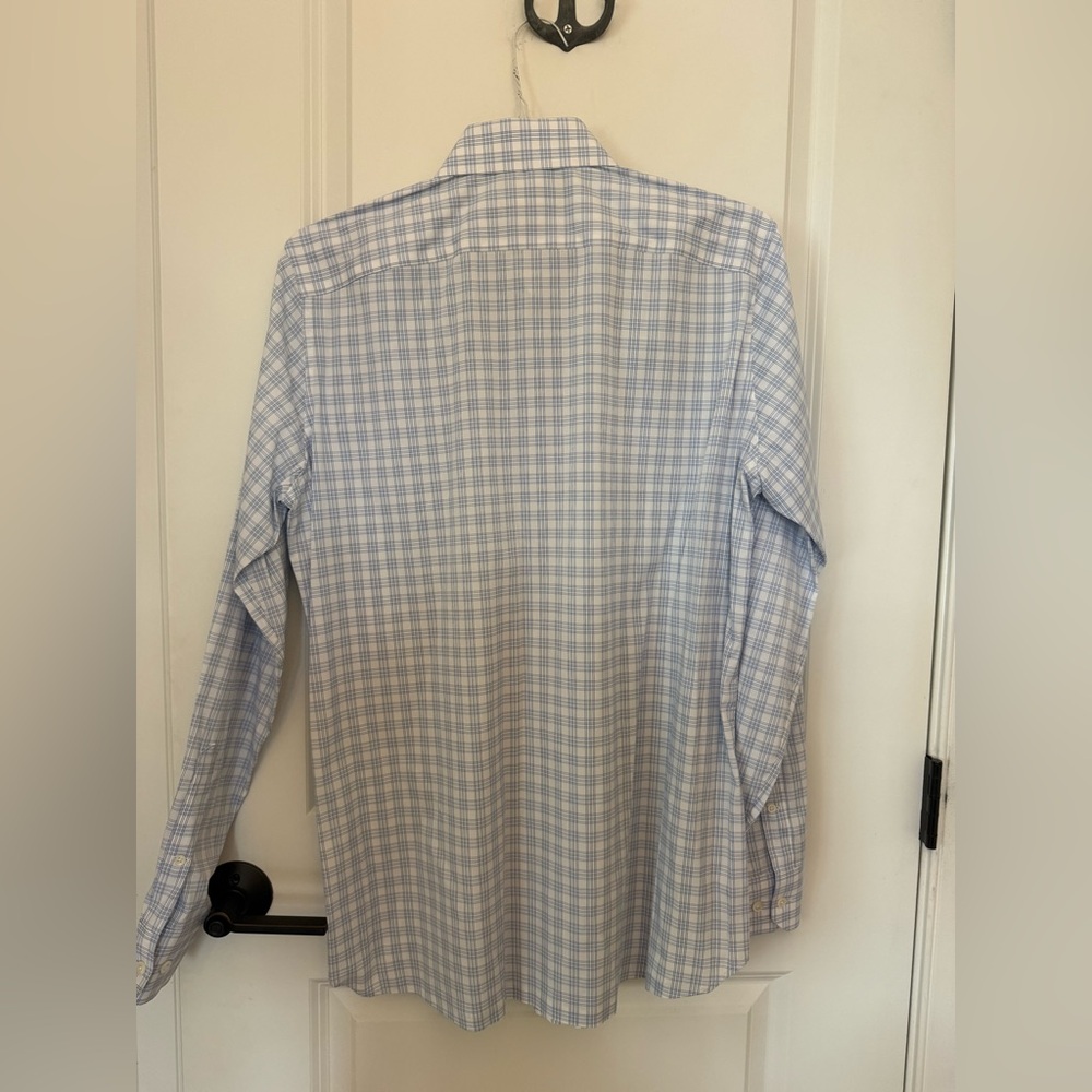 Bonobos Men's Slim Fit Blue Dress Shirt 16 x 36 - Picture 3 of 3